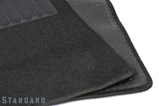 Коврики текстильные "Стандарт" для Skoda Superb III (универсал / 3V) 2016 - 2019, черные, 5шт.