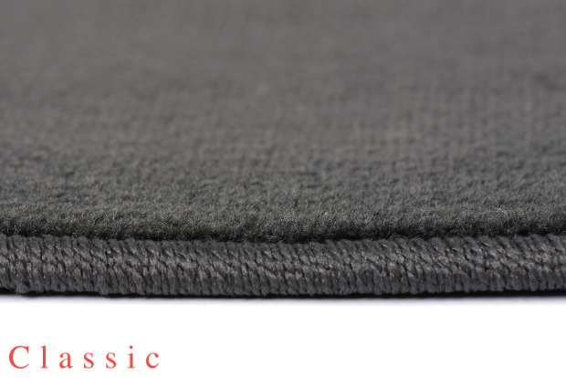 Коврики текстильные "Классик" для Skoda Octavia III (универсал / A7) 2012 - 2017, темно-серые, 5шт.