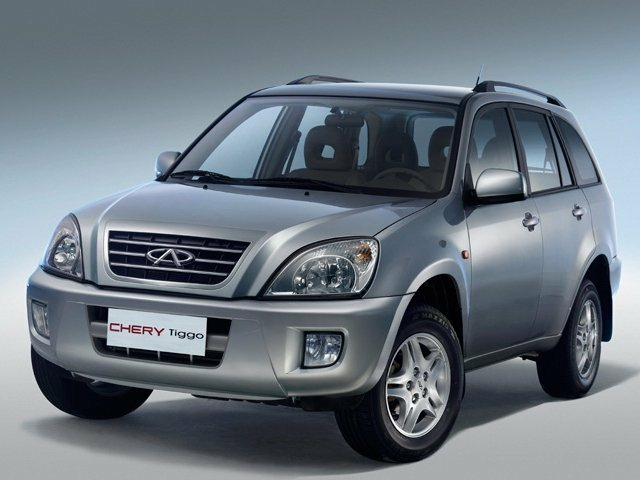 Коврики ЭВА "EVA ромб" для Chery Tiggo T11 I (suv) 2005 - 2013, черные, 4шт.