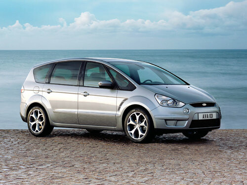 Коврики ЭВА "EVA ромб" для Ford S-Max (минивэн) 2006 - 2010, черные, 4шт.