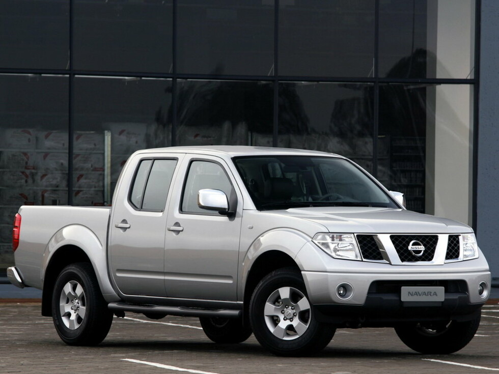 Коврики ЭВА "EVA ромб" для Nissan Navara II (пикап / D40) 2004 - 2010, черные, 3шт.