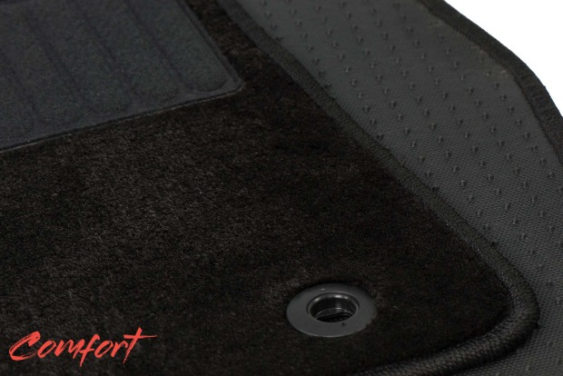 Коврики текстильные "Комфорт" для Audi A6 IV (универсал / 4G5) 2014 - 2018, черные, 4шт.