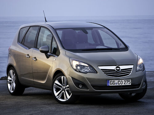 Коврики текстильные "Классик" для Opel Meriva (минивэн / B) 2014 - 2015, темно-серые, 4шт.