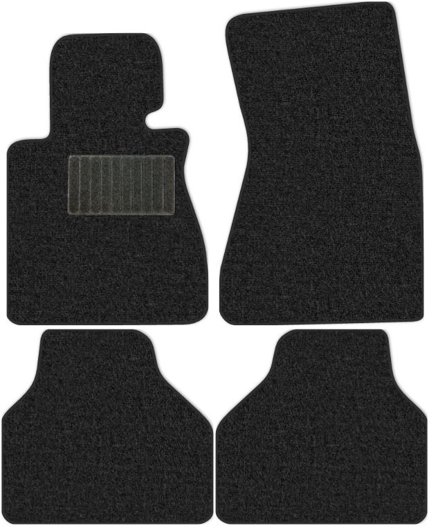 Коврики текстильные "Классик" для BMW 7-Series (седан / E65 Short) 2001 - 2008, темно-серые, 4шт.