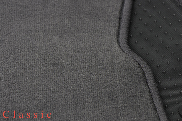 Коврики текстильные "Классик" для Skoda Rapid I (лифтбек / NH3) 2012 - 2017, темно-серые, 5шт.