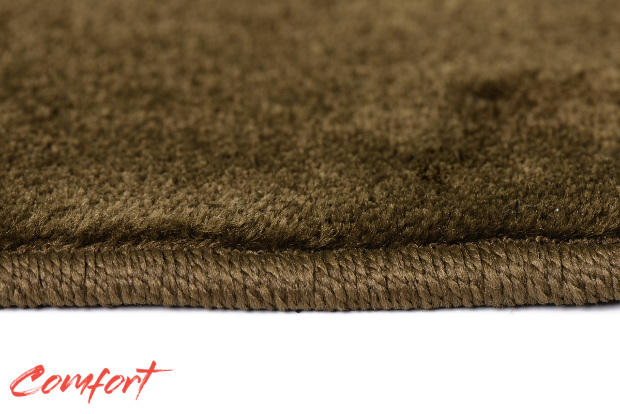 Коврики текстильные "Комфорт" для Renault Koleos I (suv) 2007 - 2011, коричневые, 3шт.