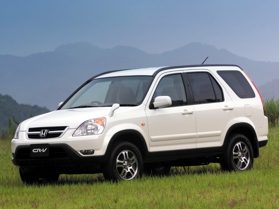 Коврики текстильные "Классик" для Honda CR-V (suv / RD5) 2001 - 2004, черные, 3шт.