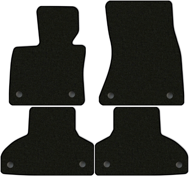 Коврики текстильные "Комфорт" для BMW X5 III (suv, гибрид / F15) 2013 - 2018, черные, 4шт.