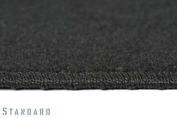 Коврики текстильные "Стандарт" для Volkswagen Polo (лифтбек / MK6) 2020 - Н.В., черные, 1шт.