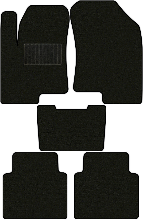 Коврики текстильные "Стандарт" для Haval Jolion 4WD I (suv / SUV) 2020 - Н.В., черные, 5шт.